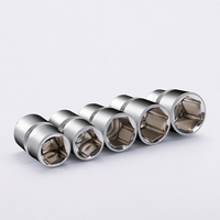 Clé à chocs hexagonale chromée OEM de qualité supérieure 8mm-32mm, tailles de prise 1/4 po-3/2 po, pour réparation automobile - Jeu de douilles de qualité industrielle