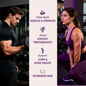 Groothandel Natuurlijke Bessensmaak Pre-Workout Collageen en Whey Proteïne Gummy Supplement met Creatine voor Spier- & Energieversterking - Product Image 5