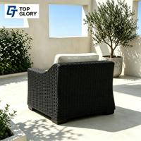 Ensemble de canapés d'extérieur en rotin moderne de luxe TG, imperméable pour jardin et hôtel