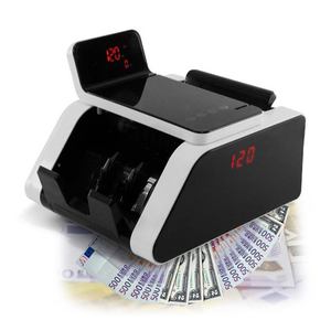 Máquina de contador de dinero portátil de gran venta, contador de billetes con pantalla LED compatible con varias monedas, <span class=keywords><strong>Euro</strong></span>, Dólar estadounidense - Product Image 1