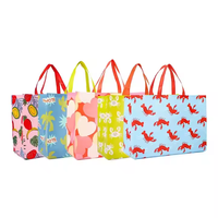 Sac fourre-tout non tissé de taille moyenne avec logo personnalisé Eco-Carry Sac à provisions à sublimation réutilisable et recyclable en PP