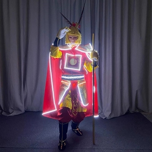 Costume de scène lumineux LED Roi <span class=keywords><strong>Singe</strong></span> pour adulte avec décorations originales pour la fête - Product Image 3
