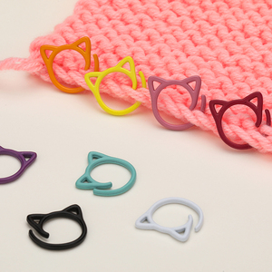 Nouveau chat oreille <span class=keywords><strong>Crochet</strong></span> marque boucle couleur alliage de Zinc ouvert marque <span class=keywords><strong>anneau</strong></span> 2000 pièces/ensemble point <span class=keywords><strong>marqueur</strong></span> - Product Image 5