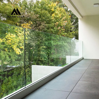 Prix d'usine Garde-corps en verre en acier inoxydable pour piscine et escalier, hauteur réglable avec assistance en ligne