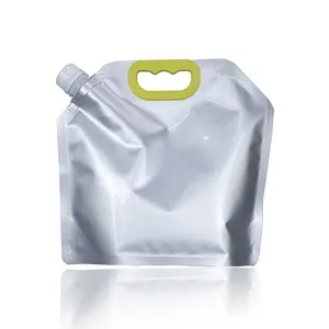 Groothandel Herbruikbare Hersluitbare Aluminiumfolie Plastic Verpakking Bags Zakjes Met Nozzle En Uitloop Voor Vloeibare Verpakking