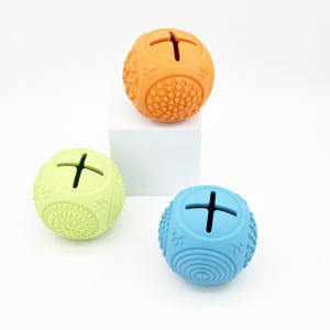 Fabricante Magic Rolling <span class=keywords><strong>Dog</strong></span> Ball Toy Alimentador lento interactivo Dispensador de golosinas para masticar Hecho de goma duradera - Product Image 5