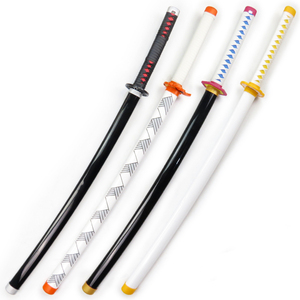 Gran oferta Anime Demon Slayer espada juguete bambú <span class=keywords><strong>Cosplay</strong></span> espadas para niños 103CM - Product Image 6