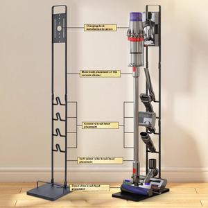 Estante de almacenamiento para aspiradora, colgador de soporte, estante de acero sin perforaciones, adecuado para <span class=keywords><strong>Xiaomi</strong></span> Mijia Midea - Product Image 4