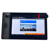Système d'interphone sans fil partitionné avec écran tactile, microphone de diffusion réseau et haut-parleur d'appel de groupe pour centres de commandement
