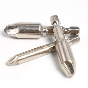 Dr. Juego de Extractores de Tornillos Gigantes 0 1 2 3 4 HSS con Vástago Hexagonal y Ranura Espiral para Extraer Tornillos Dañados - Product Image 3