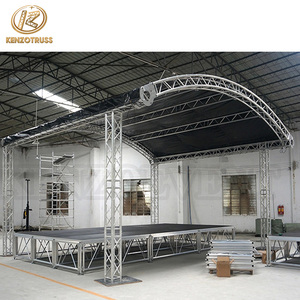 Nhôm Ngoài Trời Concert Stage <span class=keywords><strong>Truss</strong></span> Cong Roof <span class=keywords><strong>Truss</strong></span> Thiết Kế Hệ Thống - Product Image 4