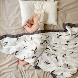 Serviette de bain en gaze à quatre couches 120*120, nouvelle sélection 2026, ultra douce, couverture pour bébé, classe A, nouveau-né - Product Image 3