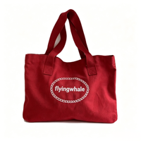 Sac fourre-tout en toile réutilisable et écologique avec logo brodé personnalisé pour cadeaux de vacances, promotion de boutiques et supermarchés