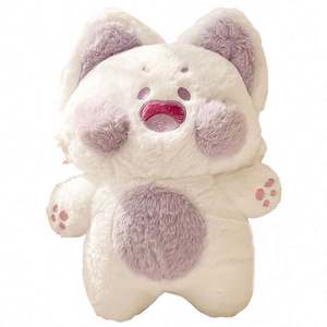 Mewaii Grand oreiller corporel en peluche chat, doux et Kawaii, jouet en peluche de graduation pour adultes et enfants, animal en peluche éducatif pour l'apprentissage précoce, vente en gros - Product Image 1
