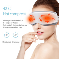 Masque et Masseur Oculaire Intelligent Sans Fil à Compression Chaude, Vibrations Anti-Fatigue et Points d'Acupression, Vente Chaude 2026