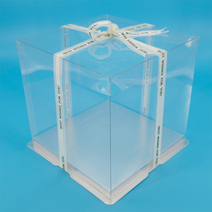 8 pollici di Togliere Tutti I PET Trasparente Da Forno Torta di Alimentazione di Plastica Contenitore di Imballaggio <span class=keywords><strong>per</strong></span> la Torta - Product Image 5