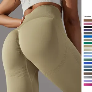 Wholesale New Design Scrunch Booty Flare Leggings for Women