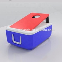 Glacière en plastique HS avec jeu de lancer de sacs de haricots Cornhole, glacière pour jouer à des jeux de lancer, glacière pour aliments