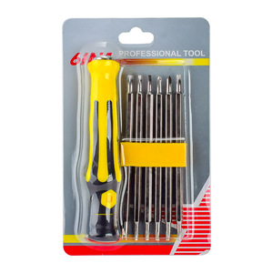6 In 1 Multi Purpose Screwdriver Set For Mobile Phone And <b>Telecommunications</b> Repair With Magnetic Bits Nickel Plated Steel - Product Image 5