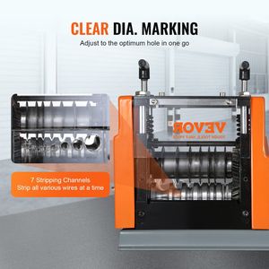Machine à dénuder automatique motorisée électrique 60 W 0.06 ''-0.98'' Dénudeur de câbles Équipement de fabrication de câbles visibles - Product Image 5