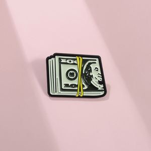 Money <b>Maker</b> Enamel Brooch Cartoon Money Bag Design <b>Pins</b> Collection Lapel <b>Pins</b> Jewelry Gift - Product Image 1