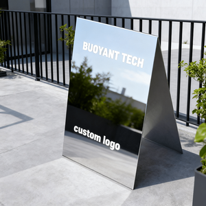 Tùy chỉnh gương thép không gỉ a-khung signage double side đứng bảng quảng cáo dấu hiệu kinh doanh ngoài trời - Product Image 1