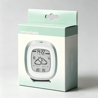 Boîte oblongue personnalisable et recyclable en gros pour emballage vide d'électronique 3C, avec crochet pour montres USB et bijoux