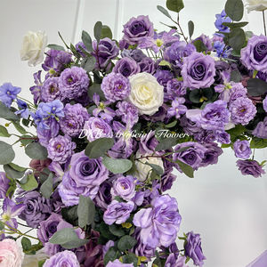 Wholesale Eco-Friendly Silk <b>Artificial</b> <b>Flower</b> Wedding Arch <b>Arrangement</b> Backdrop Decoration 6-7ft Height - Product Image 6