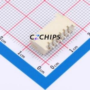 HCZZ0383-6 Wire-to-Board Pin Header SMD,P=2mm,Horizontal Mount Connector 1x6P 2mm Horizontal Mount HY - Product Image 2