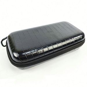Professional Custom Black Leather <b>Waterproof</b> Fishing Hook Bag Travel Hard EVA Fishing Hooks Storage Case for Out Fishing - Product Image 6