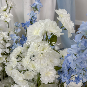 Centros de mesa personalizados para pasillos, centros de mesa de flores para pasillos, flores silvestres, flores artificiales para pasillos. - Product Image 3