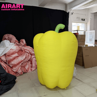 Accessoires réalistes en forme de poivron pour la décoration de foires agricoles, ballon gonflable en forme de poivron pour les fêtes à la ferme