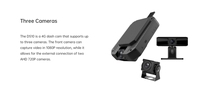 Rastreador GPS 4G LTE con doble lente para gestión de flotas, sistema de cámara de salpicadero de vehículos, monitoreo de seguridad mejorado para flotas de camiones y taxis, 1 año