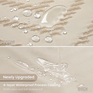 Rèm tắm nhung tua rua tối giản, họa tiết sọc chevron, chất liệu vải dệt không thấm nước, phong cách boho, có tua rua - Product Image 5