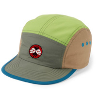 Sombrero de 5 paneles personalizado al por mayor, gorra de poliéster de secado rápido para correr Maratón, gorra ligera de malla cortada con láser para correr