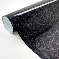 Film PET en fibre de carbone forgée auto-cicatrisant anti-rayures à changement de couleur, épaisseur 5 mil, autocollant de protection intégrale pour voiture, garantie 5 ans