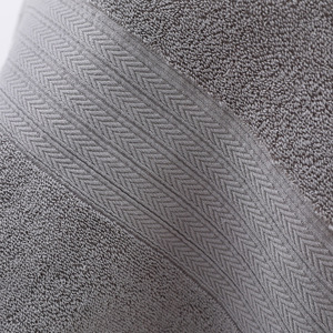 Ensemble de serviettes de bain et de visage de luxe personnalisées avec logo, serviettes de bain de qualité pour hôtel, 100% coton - Product Image 4