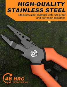 9-in-1 multitool vistang van roestvrij staal, 19 cm, haakverwijderaar en -snijder voor vissers, visaccessoires - Product Image 5