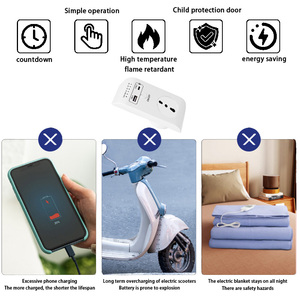 Nó cắm mới thông minh thời gian ổ cắm điều khiển tự động <span class=keywords><strong>Power</strong></span>-off lập trình đếm ngược hẹn giờ chuyển đổi với USB Type-C - Product Image 3