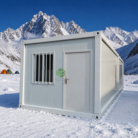 Maison conteneur en acier préfabriquée modulaire de 20 et 40 pieds, design moderne, énergie solaire, luxe, mobile, portable, multifonctionnelle, chambre à coucher