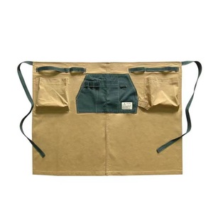 Thiết kế thời trang đa túi bông vải nửa eo khe phong cách tạp dề - Product Image 3