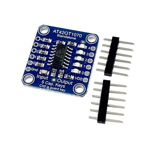 Módulo de interruptor de <span class=keywords><strong>Sensor</strong></span> táctil AT42QT1070, placa táctil capacitiva de 5 CANALES, módulo de <span class=keywords><strong>Sensor</strong></span> multitáctil para <span class=keywords><strong>Arduino</strong></span> DIY - Product Image 4