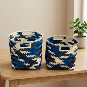 Vietnamese <b>Bamboo</b> Basket Handcrafted <b>Crafts</b> From Vietnam GGN Model - Product Image 3