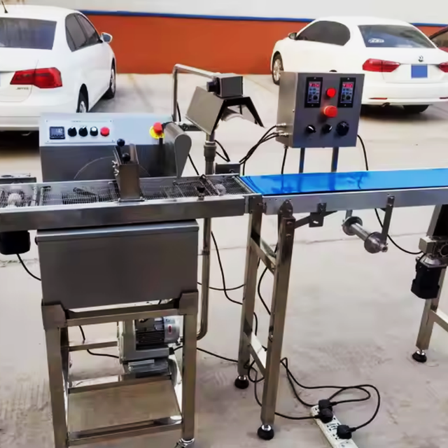Wholesale Tabletop Chocolate Enrobing Machine  Vibrate Table Temper Chocolate Enrob  and Cooling Machine  Candy Enrober