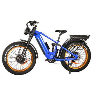 <span class=keywords><strong>Bicicletta</strong></span> <span class=keywords><strong>Elettrica</strong></span> da Neve <span class=keywords><strong>Mountain</strong></span> <span class=keywords><strong>Bike</strong></span> con Pneumatici Fat da 26 Pollici, Batteria al Litio da 72V 20Ah 15Ah, Doppio Motore da 1500W, 7 Velocità - Product Image 1