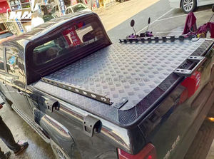 Los mejores accesorios para automóviles <span class=keywords><strong>4X4</strong></span>, cubiertas de camioneta Tonneau de techo duro de aleación de aluminio para Maxus T60,T70,T90 - Product Image 2