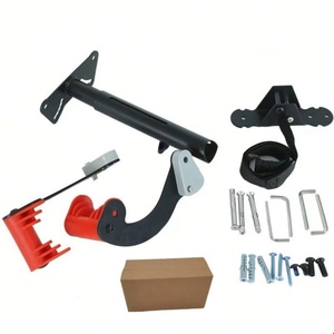 Soporte de <span class=keywords><strong>Pared</strong></span> Ajustable para Bicicleta, Soporte de <span class=keywords><strong>Pared</strong></span> para Bicicleta de Carretera o Montaña, Ahorro de Espacio, Soporte de Exhibición para Ciclismo en Interiores - Product Image 3