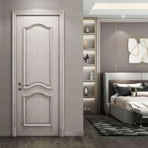 Porte intérieure en bois moderne personnalisée, imperméable, de style européen, en placage de bois, de qualité professionnelle, YALIG - Product Image 5