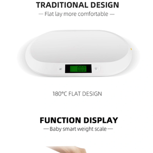 Abs Plastic <strong>Scale</strong> Surface <strong>Wifi</strong> App Connection Infant Digital Body <strong>Scale</strong> for Baby Weight Measurement 0.1g Accuracy Glass Material - Product Image 4