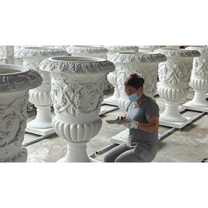 Columnas Decorativas para Fiestas HJ240008, Columna de Mármol Beige, Pilar Romano Moderno para Decoración de Fondo de Escenario de Boda - Product Image 6